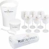 Moët & Chandon Giftset - Ice Imperial Ice Bucket, Small Bucket Met Ice Scoop, 6 Glazen, Handdoek - Luxe Wijnkoeler / IJsemmer En Champagneglas 6x - Strandhanddoek -WMF Shop 550x540 7