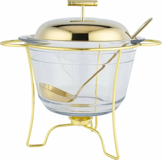 Kadirelli Soepkommen - Glazen Soepterrine - Voedselverwarmer - Soepketel - 4 Liter 10 Kadirelli Soepkommen - Glazen Soepterrine - Voedselverwarmer - Soepketel - 4 Liter - Afbeelding 8