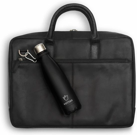 Vatten® Premium RVS Thermosfles - 500 Ml - Mat Zwart - Waterfles Met Rietje - Isoleerfles 9 Vatten® Premium RVS Thermosfles - 500 Ml - Mat Zwart - Waterfles Met Rietje - Isoleerfles - Afbeelding 7