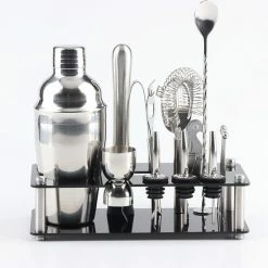 Paddio Cocktail Set - 18-delige Cocktail Shaker Set Met Houder - RVS - Vaatwasserbestendig - Inclusief Cocktail Boekje Met 5 Recepten -WMF Shop 550x544 3