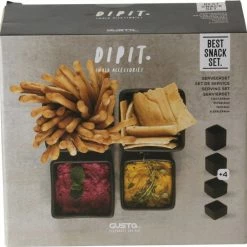Gusta® Gusta - Tapasschaaltjes - Sausschaaltje - Serveren - Zwart - Set 4 Stuks -WMF Shop 550x544 7