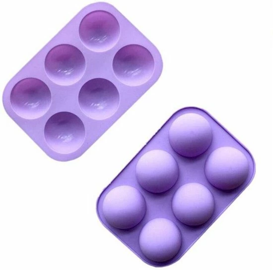 BukkitBow - Siliconen Bakvorm 6 Halve Bollen - Brownies/Cupcakevorm/cakevorm/ Bak&Pan Decoraties 5 BukkitBow - Siliconen Bakvorm 6 Halve Bollen - Brownies/Cupcakevorm/cakevorm/ Bak&Pan Decoraties - Afbeelding 3