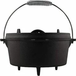 Dutch Oven 9Qt - 7,6 Liter - The Windmill - 3-delig - Gietijzer Braadpan - Zwart -WMF Shop 550x547 7