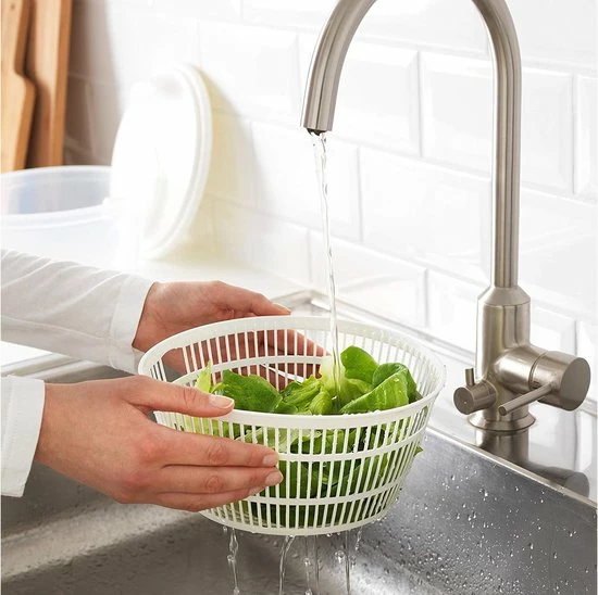 Excellent Houseware Slacentrifuge 5,0L - Sladroger - Ø25,5 Cm - Blauw 6 Excellent Houseware Slacentrifuge 5,0L - Sladroger - Ø25,5 Cm - Blauw - Afbeelding 4