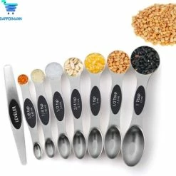 Dappermann | Luxe Magnetische Maatlepel Set Van 8 - Measuring Cups And Spoons - Maatschep RVS - Vast & Vloeibaar -WMF Shop 550x548 7