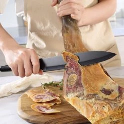 PAUDIN RC3 Professioneel RVS Keramisch Gecoat Vleesmes 20 Cm - Vlijmscherp Keukenmes Gemaakt Van Hoogwaardig Roestvast Duits Carbonstaal - Zwarte Non-Stick Keramische Coating - Extra Hygiënisch -WMF Shop 550x549 10