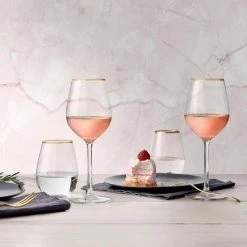 Libbey Waterglas Atlin - 350 Ml / 35 Cl - Set Van 6 - Ideaal Voor Het Kerstdiner - Gouden Rand - Klassiek - Feestelijk 11 Libbey Waterglas Atlin - 350 Ml / 35 Cl - Set Van 6 - Ideaal Voor Het Kerstdiner - Gouden Rand - Klassiek - Feestelijk -WMF Shop 550x549 15