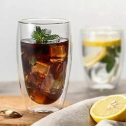 Altom Design Latte Macchiato Glazen - Dubbelwandige Koffieglazen - Dubbelwandige Cappuccino Glazen - 450 ML - 4x -WMF Shop 550x550 108