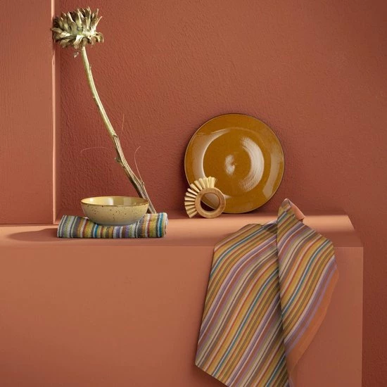 DDDDD Over The Rainbow - Keukendoek - Terra - 6 Stuks 5 DDDDD Over The Rainbow - Keukendoek - Terra - 6 Stuks - Afbeelding 3