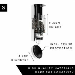 LARS NYSØM Zout- En Pepermolen Set 'Sjæl' Black/White -WMF Shop 550x550 240