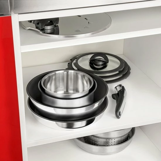 Tefal Ingenio Préferènce Pannenset 3 Delig - Koekenpan Ø 24 Cm + Steelpan Ø 20 Cm + Handgreep) 15 Tefal Ingenio Préferènce Pannenset 3 Delig - Koekenpan Ø 24 Cm + Steelpan Ø 20 Cm + Handgreep) - Afbeelding 13