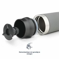 Blumtal Thermosbeker Classic - Lekvrij, BPA-Vrij En Vaatwasserbestendig - Hoge Kwaliteit Thermosfles Met Quick-Press Sluiting - Travel Mug 500 Ml - Donker Oceaan Blauw - Blauw -WMF Shop 550x550 275