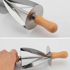 LOUZIR RVS Croissant Roller Cutter Cake Brood Rolling Deeg Cutter - Voor Het Maken Van Croissant Met Houten Handvat Rollend Mes Keuken Bakken Tool 14 LOUZIR RVS Croissant Roller Cutter Cake Brood Rolling Deeg Cutter - Voor Het Maken Van Croissant Met Houten Handvat Rollend Mes Keuken Bakken Tool -WMF Shop 550x550 281