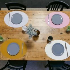 In Round Placemats Pakket – 4 Stuks – Lederlook Kunststof – Ovaal 16 In Round Placemats Pakket – 4 Stuks – Lederlook Kunststof – Ovaal -WMF Shop 550x550 287