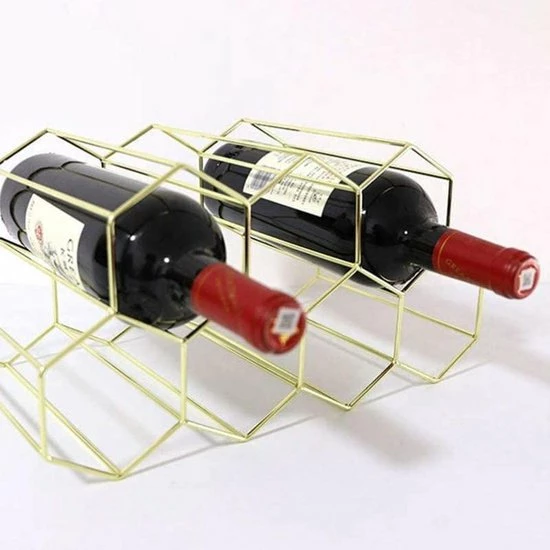 Live Deals Wijnrek Hexagon 9 Flessen | Flessenrek | Wijn Accessoires | Wijnkast | Wijnrek Metaal | Wijnrekken | Wijnfleshouder | Wijnhouder | Goud 16 Live Deals Wijnrek Hexagon 9 Flessen | Flessenrek | Wijn Accessoires | Wijnkast | Wijnrek Metaal | Wijnrekken | Wijnfleshouder | Wijnhouder | Goud - Afbeelding 14