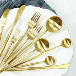 Timmers Trading Bestekset 6 Persoons - Gouden Bestek - Bestekset Goud 24 Delig - Vaatwasserbestendig -WMF Shop 550x550 302