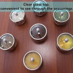 Merkloos - Roestvrijstalen Suikerpot Met Doorzichtig Deksel + Lepel - Mooi Cadeau! - Suikerschep Voor Thuis En In De Keuken - Trommelvorm - 240ml -WMF Shop 550x550 318