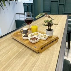 Industrial Living Dienblad - Rechthoek Met Handgreep - Hout 16 Industrial Living Dienblad - Rechthoek Met Handgreep - Hout -WMF Shop 550x550 326