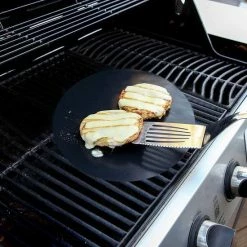 Krumble Teflon BBQ Grill Mat Rond - Geschikt Voor Cadac Skottelbraai - Diameter Van 40cm - Oven Bakmat - Anti-aanbak - Bakmat - Grillmat - Barbecue En Oven Mat - Zwart -WMF Shop 550x550 342