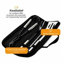 CuisiNoon® BBQ Accessoires Set - Incl. Opberghoes - BBQ Set Met BBQ Tang, Vork, Spatel En Spiezen 11 CuisiNoon® BBQ Accessoires Set - Incl. Opberghoes - BBQ Set Met BBQ Tang, Vork, Spatel En Spiezen -WMF Shop 550x550 353
