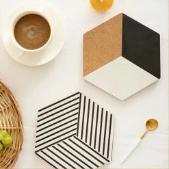 Culistar® Onderzetters Pannen - Pannenonderzetters - Onderzetters Kurk - Set Van 4 - Luxe En Sierlijk -WMF Shop 550x550 366