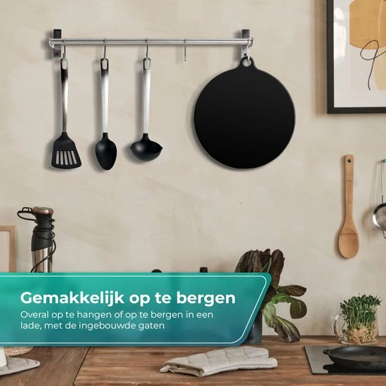 NexxTools Inductie Beschermer - 4 Stuks Zwart - Anti Slip Mat - Siliconen Mat - Inductiebeschermer - Pannen Onderzetter - Afdek Voor Kookplaat 4 NexxTools Inductie Beschermer - 4 Stuks Zwart - Anti Slip Mat - Siliconen Mat - Inductiebeschermer - Pannen Onderzetter - Afdek Voor Kookplaat - Afbeelding 2