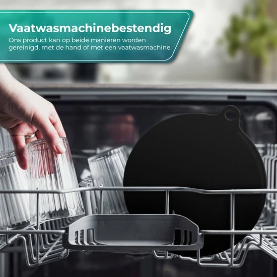 NexxTools Inductie Beschermer - 4 Stuks Zwart - Anti Slip Mat - Siliconen Mat - Inductiebeschermer - Pannen Onderzetter - Afdek Voor Kookplaat 9 NexxTools Inductie Beschermer - 4 Stuks Zwart - Anti Slip Mat - Siliconen Mat - Inductiebeschermer - Pannen Onderzetter - Afdek Voor Kookplaat - Afbeelding 7