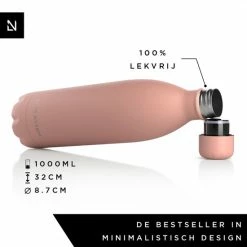 LARS NYSØM Roestvrijstalen Drinkfles 'Ivrig' 1000ml Nude -WMF Shop 550x550 374