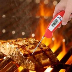 Gohh® Gohh Digitale Vleesthermometer - Kookthermometer - Suikerthermometer - Inklapbare Sonde - BBQ Thermometer - LCD Scherm - Meter Tot 300 °C - Rood -WMF Shop 550x550 388