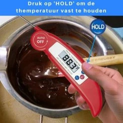 Gohh® Gohh Digitale Vleesthermometer - Kookthermometer - Suikerthermometer - Inklapbare Sonde - BBQ Thermometer - LCD Scherm - Meter Tot 300 °C - Rood -WMF Shop 550x550 392