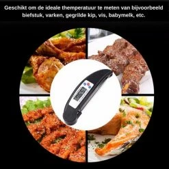 Gohh® Gohh Digitale Vleesthermometer - Kookthermometer - Suikerthermometer - Inklapbare Sonde - BBQ Thermometer - LCD Scherm - Meter Tot 300 °C - Rood -WMF Shop 550x550 393