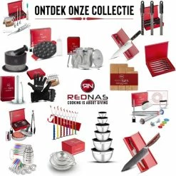 Rednas Vleeshamer Pakket - Incl. Giftbox - Sinterklaas Cadeautjes - Vleesvermalser - BBQ Accessoires - Vleestang/Bakkwast/Kruidenpotje - RVS 304 -WMF Shop 550x550 420