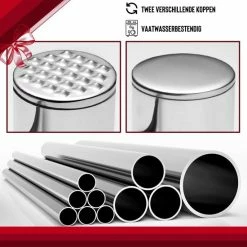 Rednas Vleeshamer Pakket - Incl. Giftbox - Sinterklaas Cadeautjes - Vleesvermalser - BBQ Accessoires - Vleestang/Bakkwast/Kruidenpotje - RVS 304 -WMF Shop 550x550 424