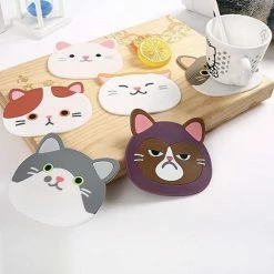 Cosy @ Home - Onderzetters Katten - 6 Stuks - Hittebestendig - Antislip -WMF Shop 550x550 435