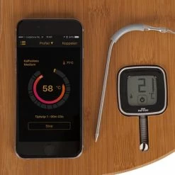 Patton Kamado Houtskool Barbecue - 18" - Grilloppervlak Ø 39 Cm - Met Bluetooth Thermometer - Groen -WMF Shop 550x550 440