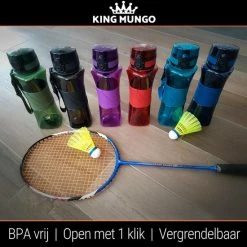 Drinkfles Herbruikbare Waterfles | 500 Ml Lichtblauw | Vaatwasserbestendig Drinkbus Bidon | King Mungo KMDF006 -WMF Shop 550x550 453