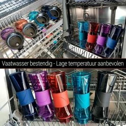 Drinkfles Herbruikbare Waterfles | 500 Ml Lichtblauw | Vaatwasserbestendig Drinkbus Bidon | King Mungo KMDF006 -WMF Shop 550x550 454