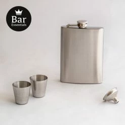 Bar Essentials® Heupfles RVS - Zakflacon - Platvink - Heupflacon - Gifbox 10 Bar Essentials® Heupfles RVS - Zakflacon - Platvink - Heupflacon - Gifbox -WMF Shop 550x550 470