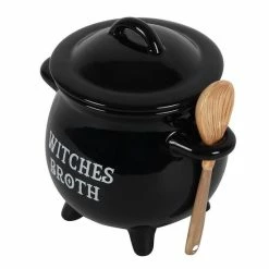 Something Different Soepkom Witches Broth Cauldron With Broom Spoon Zwart -WMF Shop 550x550 485