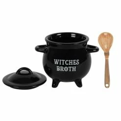 Something Different Soepkom Witches Broth Cauldron With Broom Spoon Zwart -WMF Shop 550x550 486