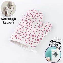 Tavas Sevilya Ovenwant Met Pannenlap Vepakt - Paarse Stippels Katoen, Thermolite Hittebestendig Tot 200°C Set Van 2 | Pannenlappen En Ovenwanten Set Ovenhandschoenen -WMF Shop 550x550 49