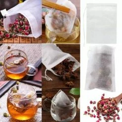 SVH Company Lege Theezakjes Voor Losse Thee – 200 Stuks – 5 X 7 - Cm Biologisch Afbreekbaar En Recyclebaar -WMF Shop 550x550 494