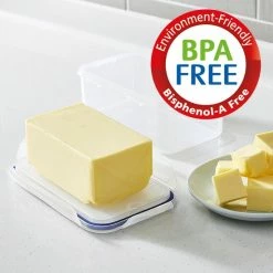 Lock&Lock Botervloot Met Deksel - Set Van 2 Stuks - 460 Ml - Transparant -WMF Shop 550x550 511