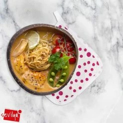 Tavas Sevilya Ovenwant Met Pannenlap Vepakt - Paarse Stippels Katoen, Thermolite Hittebestendig Tot 200°C Set Van 2 | Pannenlappen En Ovenwanten Set Ovenhandschoenen -WMF Shop 550x550 52