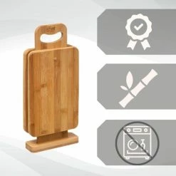 Orange85 Borrelplank - 2 Stuks -Hout - 36x18,5x32 Cm - Rechthoekig - Bruin - Serveerplank - Keukengerei -WMF Shop 550x550 522