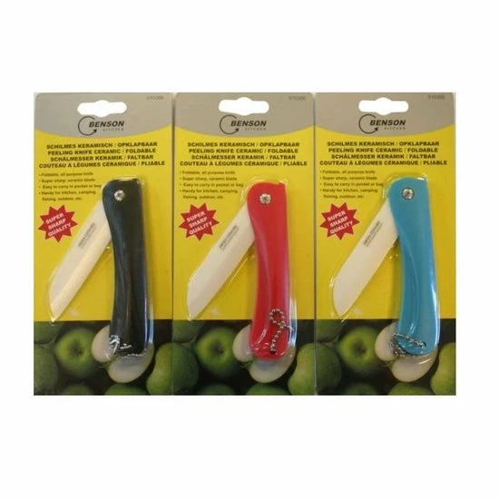 Hofftech Schilmes - Zakmes Keramisch Opklapbaar 4 Hofftech Schilmes - Zakmes Keramisch Opklapbaar - Afbeelding 2