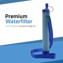 GOAT Outdoor® GOAT Outdoor Personal Waterfilter Straw - Complete Set - Water Filter - Survival - BPA-vrij 12 GOAT Outdoor® GOAT Outdoor Personal Waterfilter Straw - Complete Set - Water Filter - Survival - BPA-vrij -WMF Shop 550x550 589