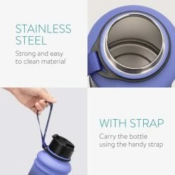 Navaris Fitness Drinkfles 1,3 Liter - Lichte Waterfles Van Roestvrij Staal Blauw - Grote Blauwe Waterfles RVS Voor Sport, Fitness, Yoga En Kamperen 13 Navaris Fitness Drinkfles 1,3 Liter - Lichte Waterfles Van Roestvrij Staal Blauw - Grote Blauwe Waterfles RVS Voor Sport, Fitness, Yoga En Kamperen -WMF Shop 550x550 599