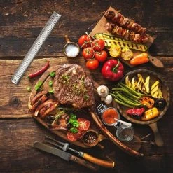 Relaxdays Rookstaaf Rvs - 30 Cm - Smokerbox - Barbecue Accessoire - Rookbox Bbq -WMF Shop 550x550 663