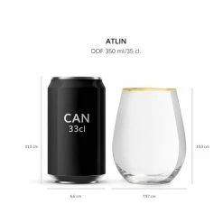 Libbey Waterglas Atlin - 350 Ml / 35 Cl - Set Van 6 - Ideaal Voor Het Kerstdiner - Gouden Rand - Klassiek - Feestelijk 12 Libbey Waterglas Atlin - 350 Ml / 35 Cl - Set Van 6 - Ideaal Voor Het Kerstdiner - Gouden Rand - Klassiek - Feestelijk -WMF Shop 550x550 742